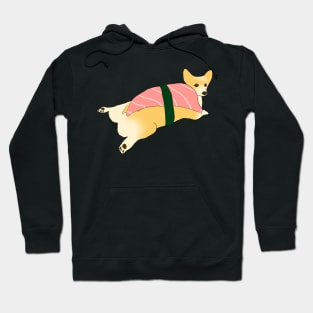 The corgi in the sushi Hoodie